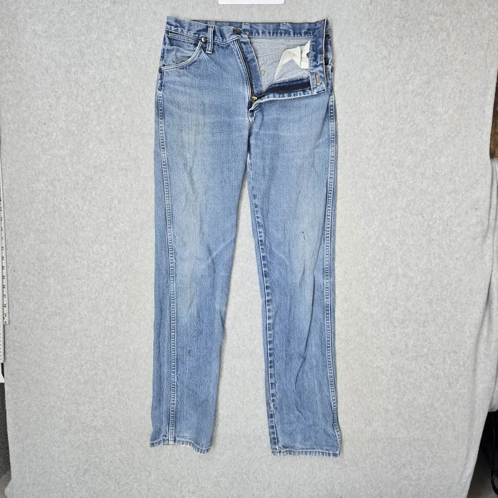 VINTAGE Wrangler Men Jeans 30x34 Blue USA 90s Denim 32